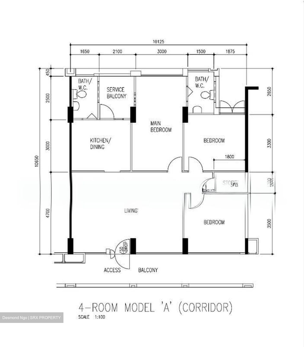 Blk 926 Hougang Street 91 (Hougang), HDB 4 Rooms #545934641